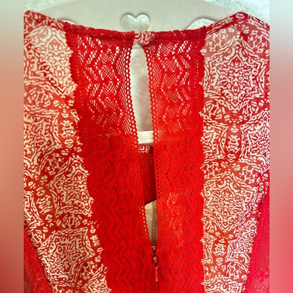 BCBGMaxAzira Red Jalena Lace Dress - Picture 6 of 8